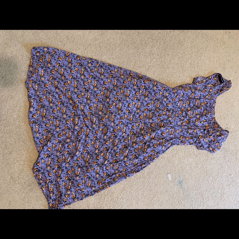 Girls high low romper dress